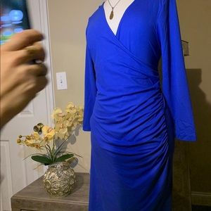 Royal blue dress